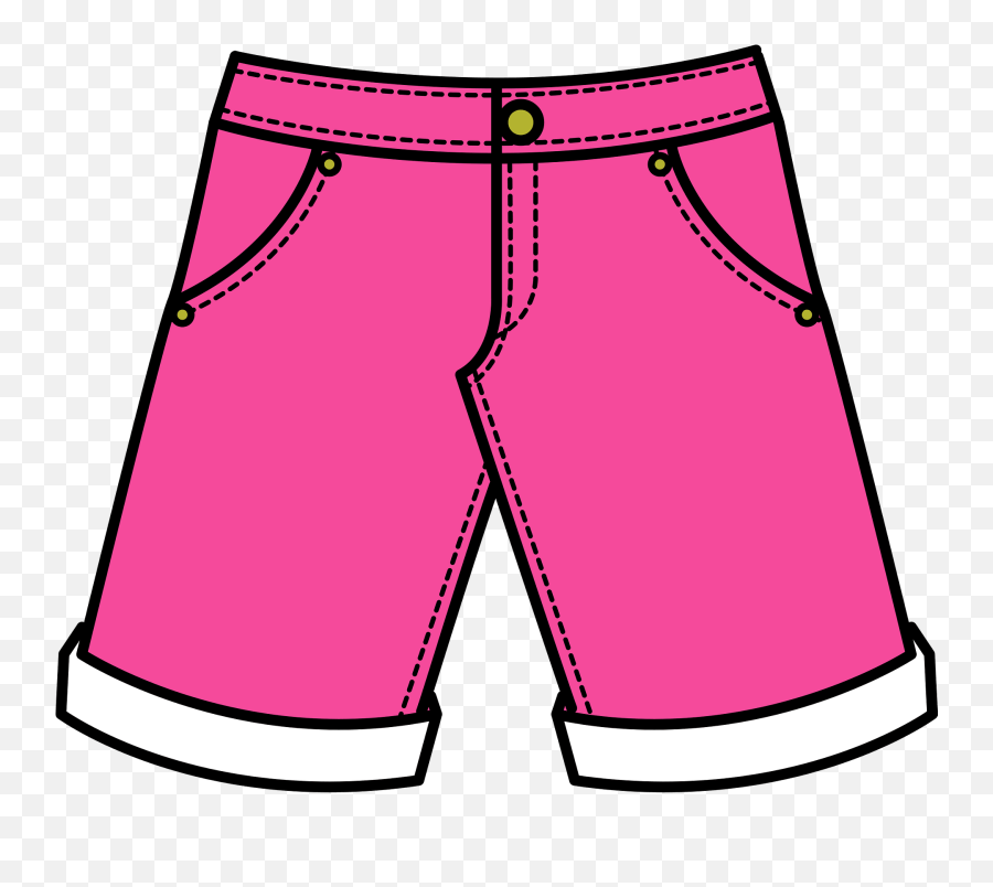 Pink Shorts Clipart - Clipart Of Shorts Emoji,Shorts Emoji