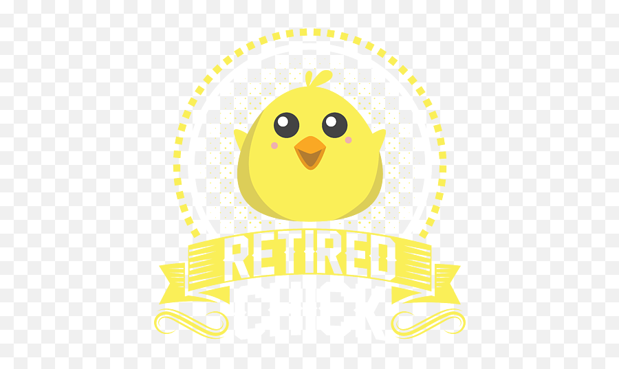 Retired Chick Cute Retirees Retirement Veterans Gift Duvet Cover - Sticker Token Emoji,Veterans Day Emoticon
