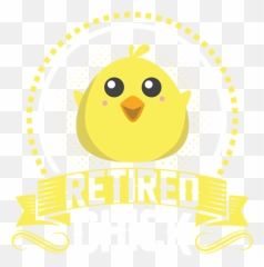 Retired Chick Cute Retirees Retirement Veterans Gift Duvet Cover - Sticker Token Emoji,Veterans Day Emoticon