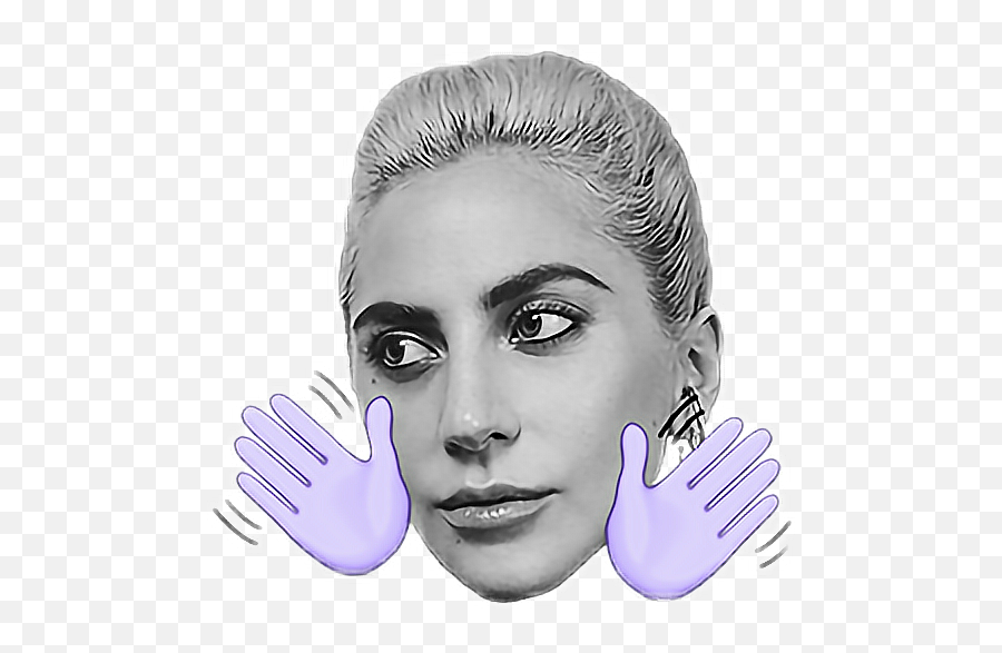 Ladygaga Lady Gaga Sticker By Martiinduarchard - Lady Gaga Emoji Png,Lady Emoji
