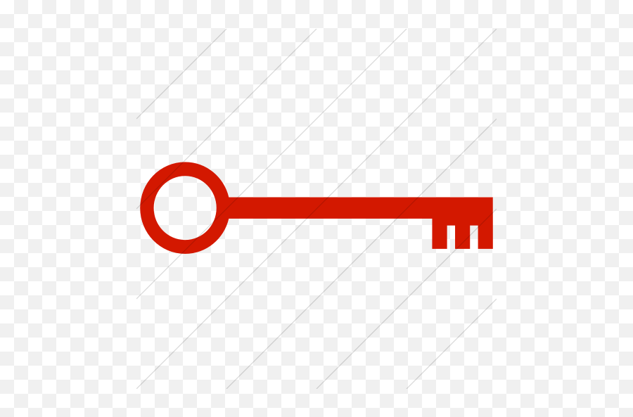Iconsetc Simple Red Classica Skeleton Key Icon - Clipart Red Key Emoji,Keys For Emoticons