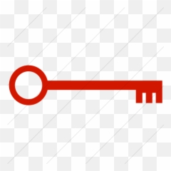 Iconsetc Simple Red Classica Skeleton Key Icon - Clipart Red Key Emoji,Keys For Emoticons