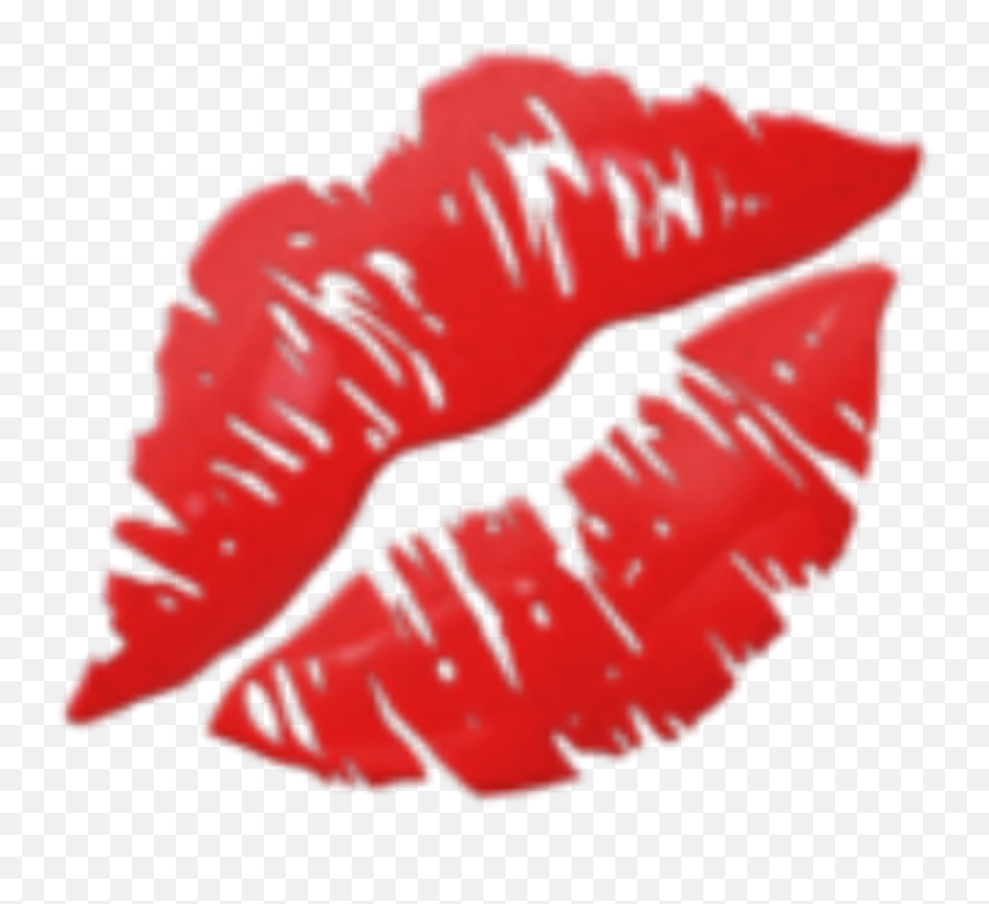 Kiss Kissemoji Iphoneemoji Sticker By X Azumiiii - Transparent Kiss Lips Emoji,Red X Emoji