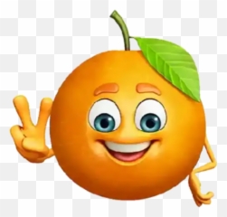 Popular And Trending Emojitriste Stickers On Picsart - Orange Stock Image Cartoon,Emoticon For Fireworks