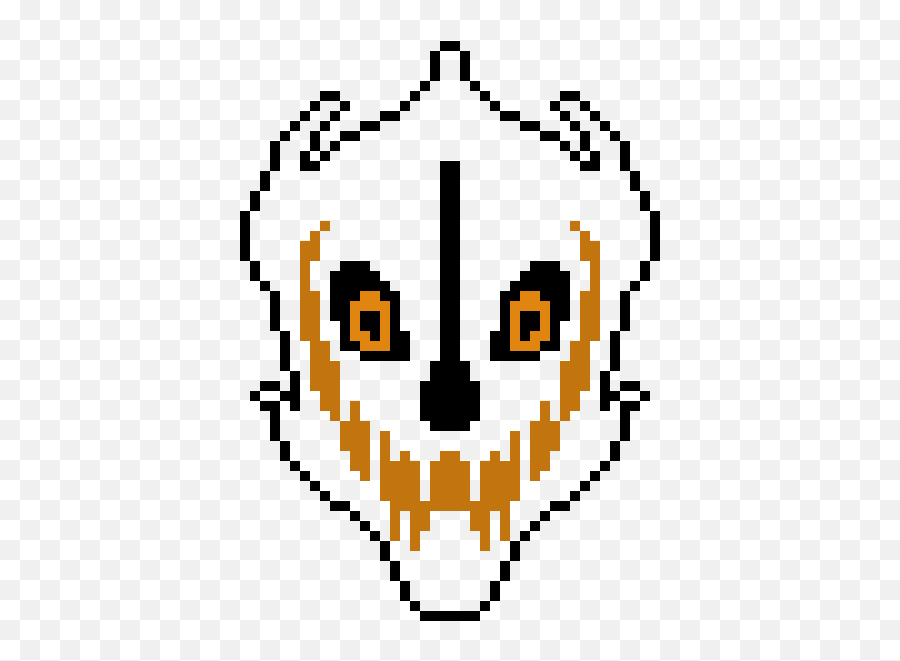 Pixel Art Gallery - Sans Gaster Blaster Emoji,Emoticon Shit Move