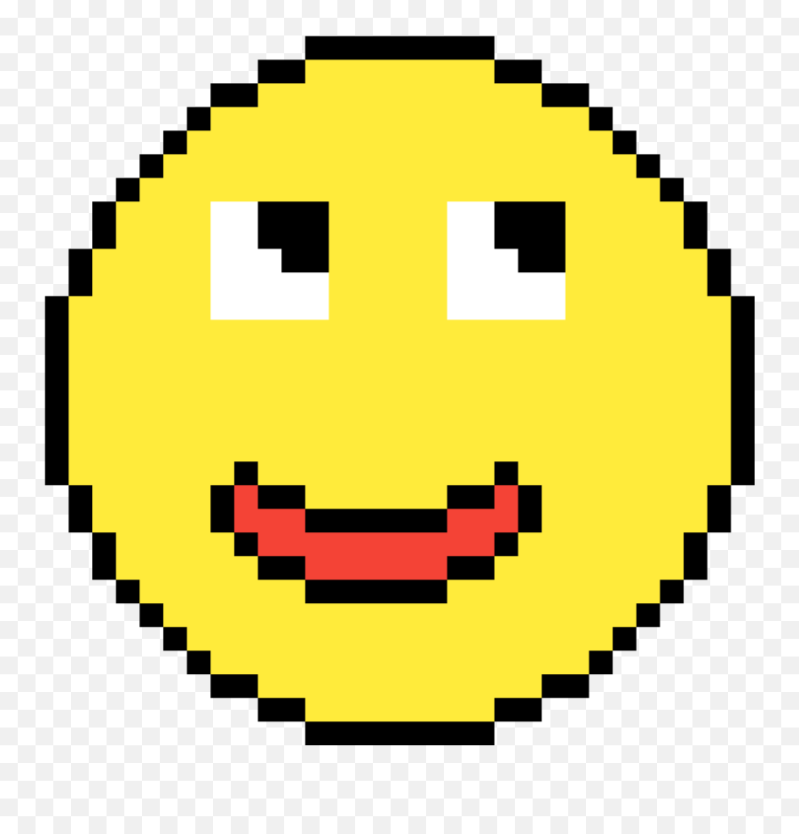Pixilart - Epic Face By Anonymous Emoji Spreadsheet Pixel Art,Emoticon Face Drawing
