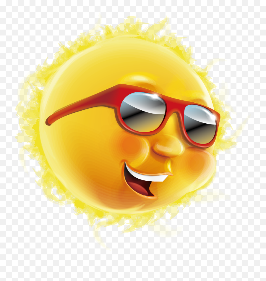 Sun With Sunglasses - Happy Emoji,Sun With Sunglasses Emoji