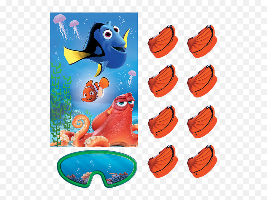 Finding Dory Party Game - Coral Reef Fish Emoji,Finding Nemo Emoji