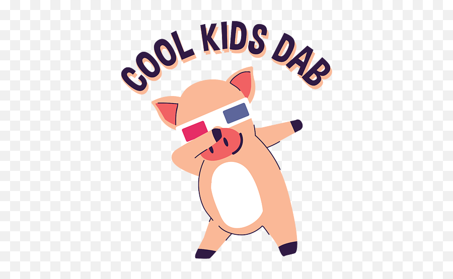 Cool Kids Dab Dabbing Pig Onesie For - Fictional Character Emoji,Baby Emoticon Dab