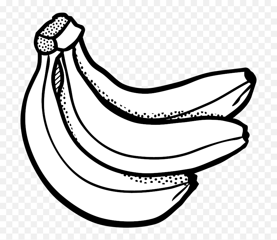 Openclipart - Clipping Culture Bananas Outline Emoji,Line Banana Emoticon