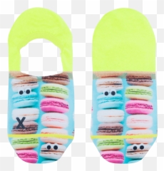 Macarons Invisible - Xpooos Emoji,Girls Emoji Knee Socks