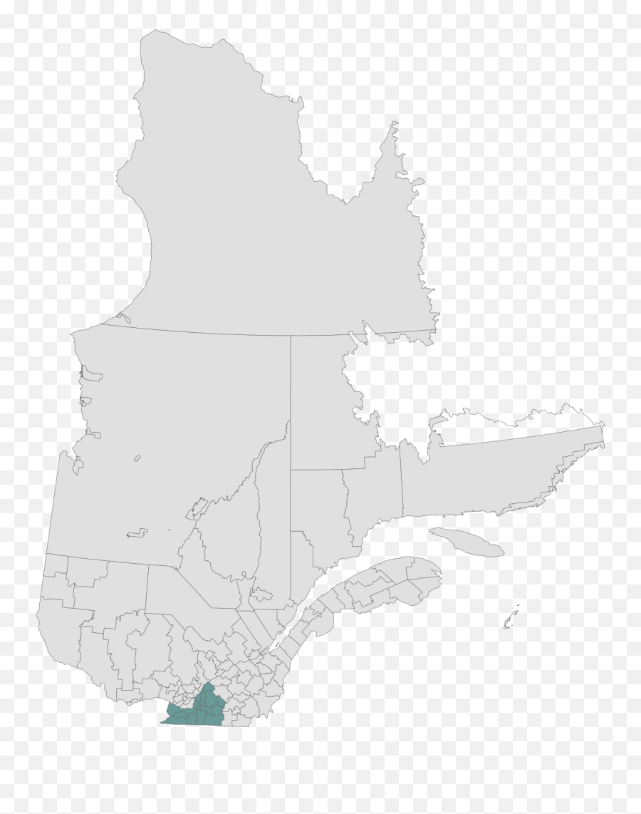 Montreal Region - Outaouais Carte Du Québec Emoji,Emoji 