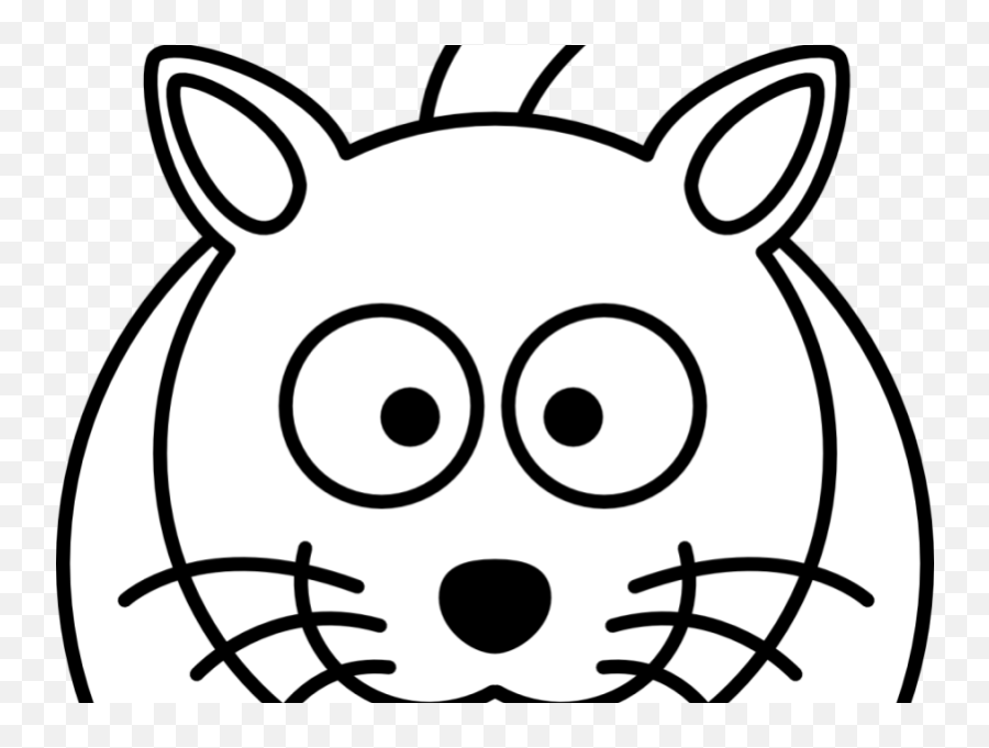 Download Simple Drawings For Kids - Animal Images Black And White Cartoon Emoji,Disturbed Emotion Clip Art