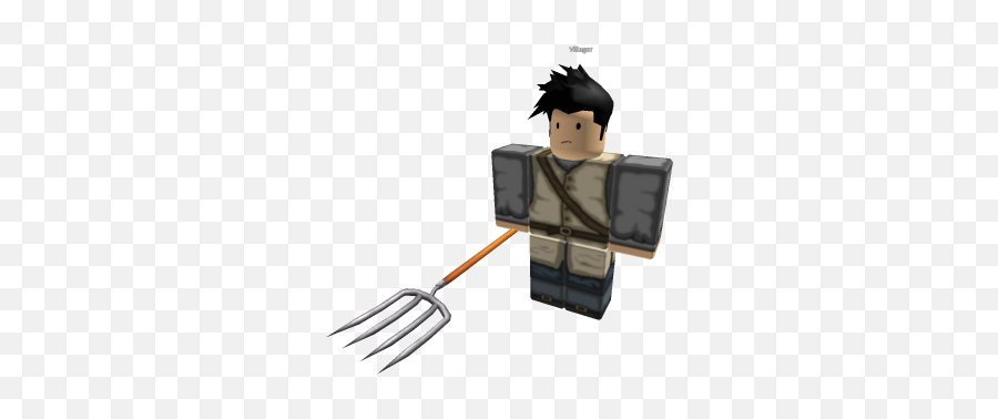 Villager Npc - Neo From The Matrix Roblox Emoji,Villager Pitchfork Emoticon