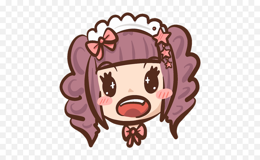 Tori Thaiga - Tiger Foodie Vtuber Girly Emoji,Discord Emoticon Fried