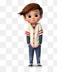 Download Brother Boss Animation Baby - Cartoon Boy Emoji,Dreamworks Face Emoticon