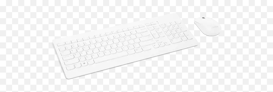 Lenovo 510 Wireless Combo Keyboard U0026 Mouse White - Us English Emoji,Making Emojis With Keyboard Numpad