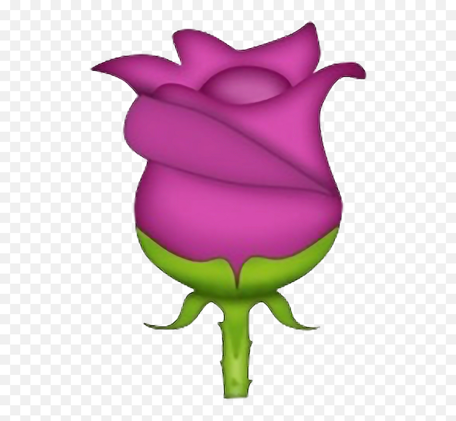 Emoji Clipart Rose Emoji Rose Transparent Free For Download - Purple Rose Emoji Png,Emoji Clipart