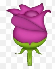 Emoji Clipart Rose Emoji Rose Transparent Free For Download - Purple Rose Emoji Png,Emoji Clipart