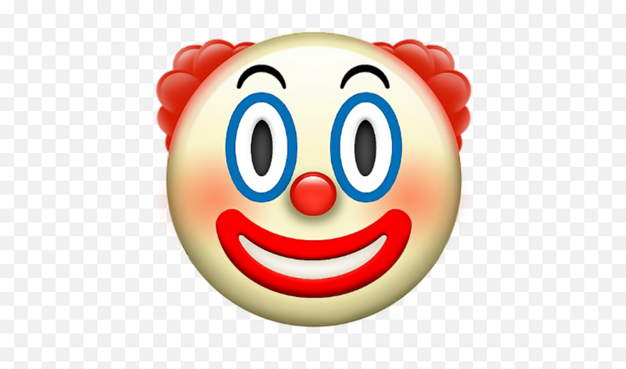 Emoji Payaso Sticker By Blondyblack - Clown Emoji Png Transparent,Laughing Emoji Black Background