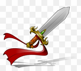 Pirate Sword Clipart Free - Fantasy Sword Png Emoji,Two Swords Emoji