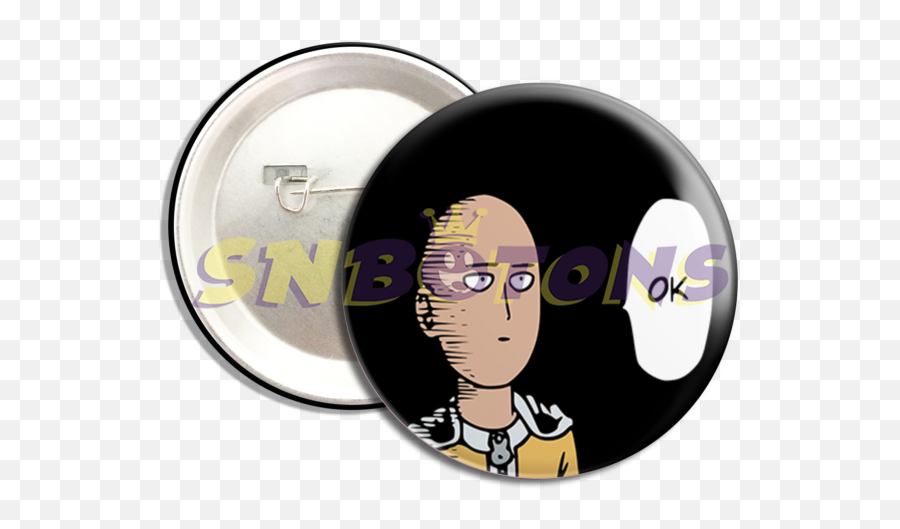 Boton - One Punch Man Emoji,One Punch Man Emoji