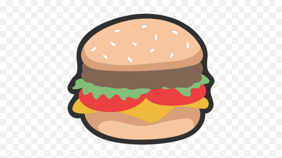 Happy Hamburger Cartoon Transparent Png U0026 Svg Vector Emoji,Promo For Emoji Burger