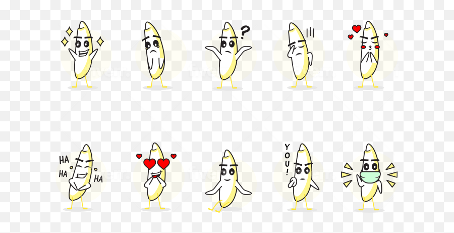 Create Cute Vector Cartoon Monster Or Animal By Mashusni Emoji,Rice Emoji With No Background