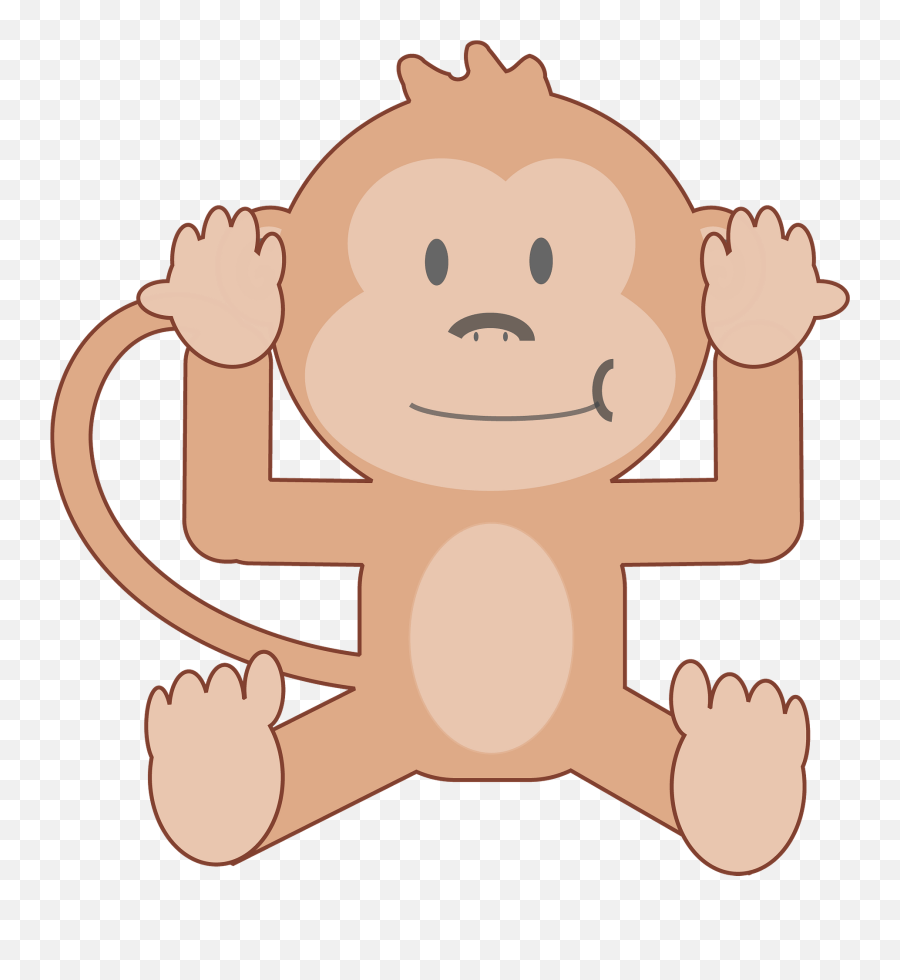 Monkey Hear No Evil Clipart - Happy Emoji,Three Monkey Emoji