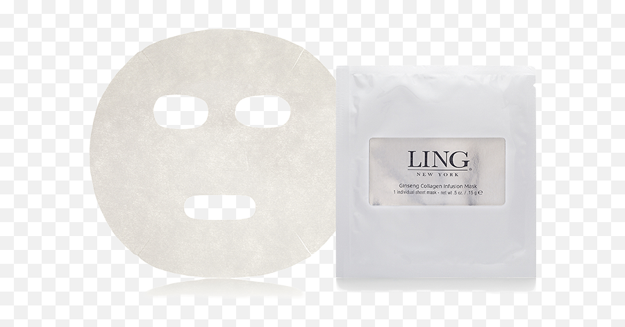 Ling Ny Ginseng Collagen Infusion Mask Emoji,Ginseng Emoticon