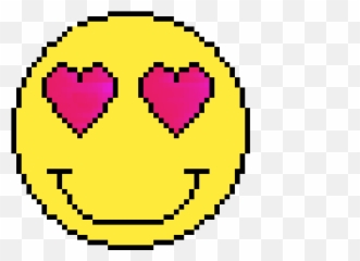 Pixilart - Heart Emoji By Anonymous,Yellow Circle Heart Emoji
