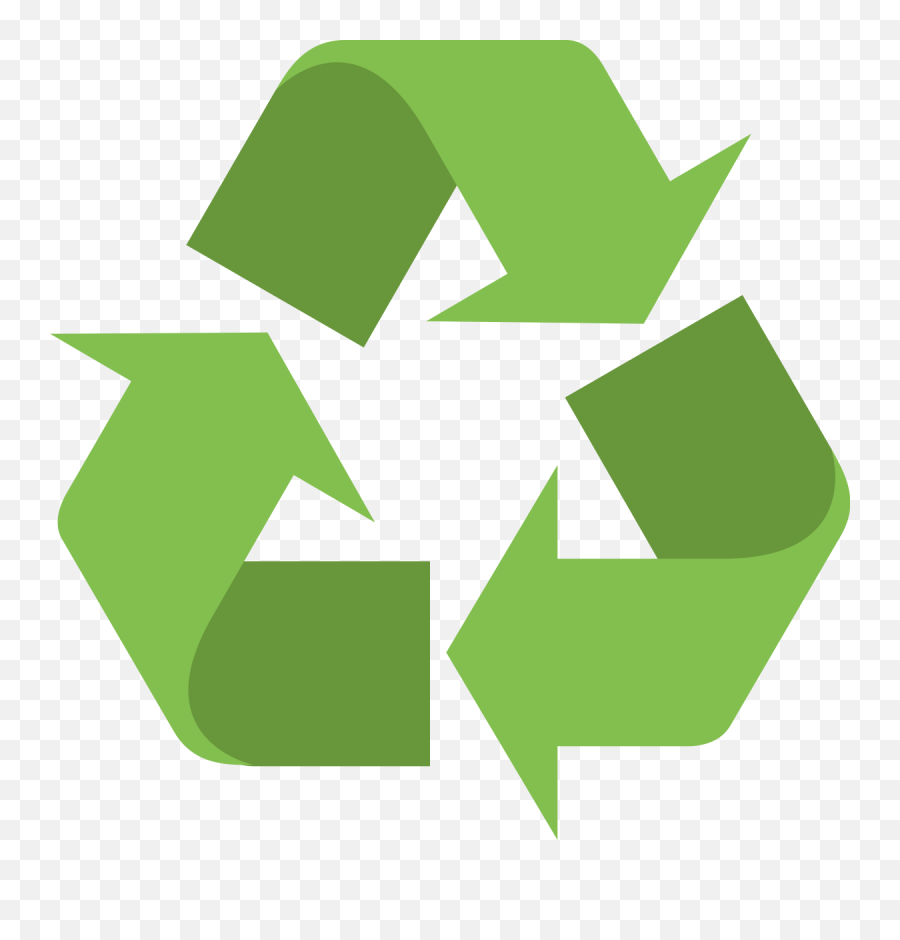 Recycling Symbol Emoji High Definition - Recycle Logo Clipart,The Meaning Of Emoji Symbols