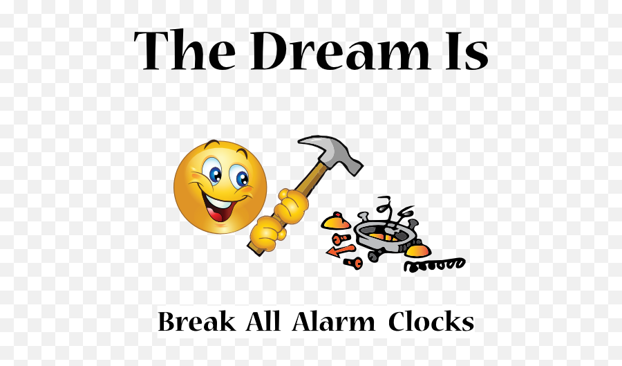 Break Alarm Clock Dream Smiley Emoticon - Happy Emoji,Wake Up Emoticons