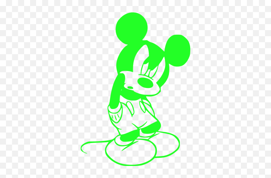 Mickey Mouse 017 Icons Images Png Transparent - Dot Emoji,Mickey Mouse Emoticon Text