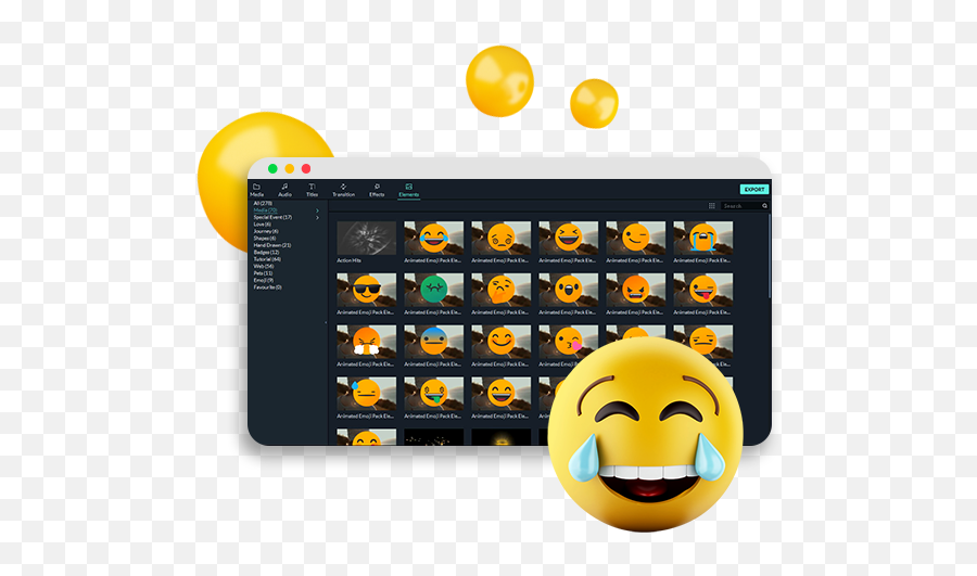 Videoreel Create Short Animated Videos Easily - Happy Emoji,$1000 Emoji Machine