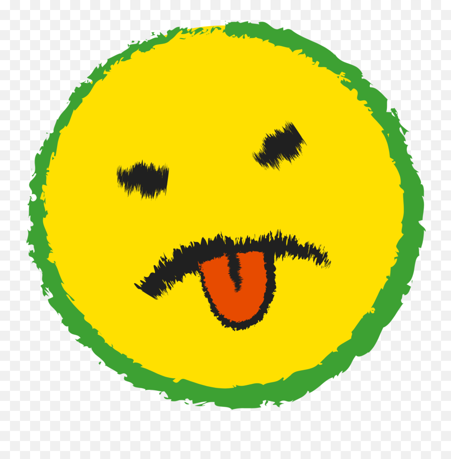 Pbbz1082yuckfaceicon4greenoutline - Wide Grin Emoji,Fart Emoticon