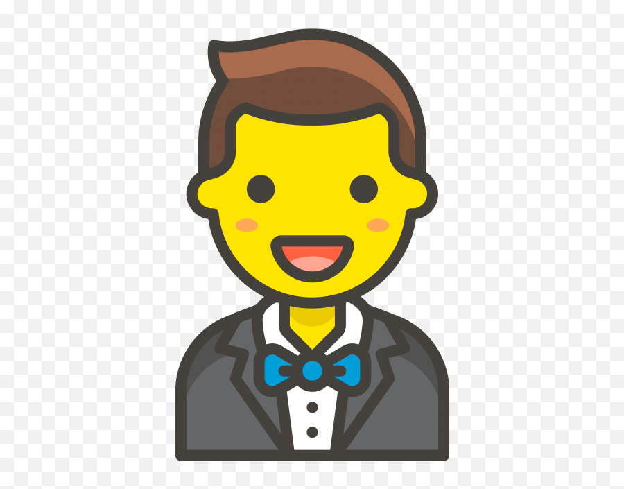 Man In Tuxedo Emoji Clipart - Male Singer Clip Art,Tuxedo Emoji