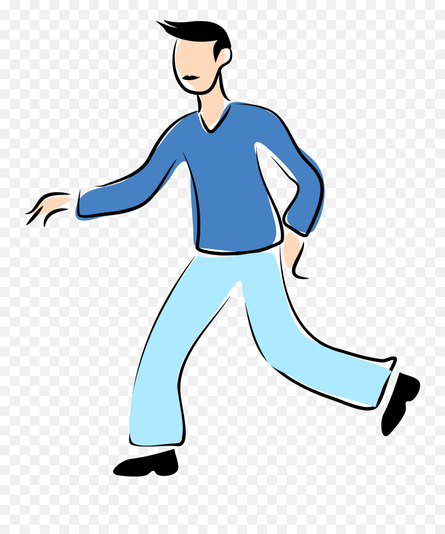 Free People Walking Transparent Download Free Clip Art - Man Walking Clipart Emoji,Pedestrian Emoji