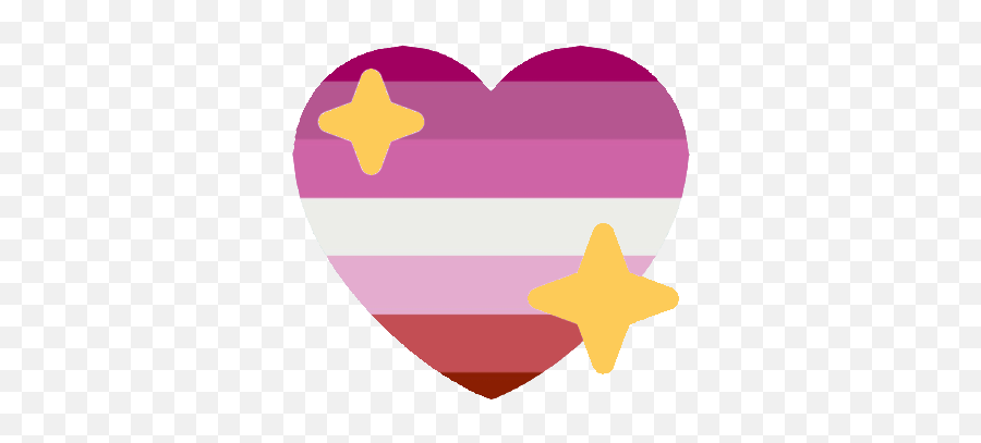 Lesbianheartgold - Discord Emoji Discord Pride Heart Emojis Transparent,Gold Emoji