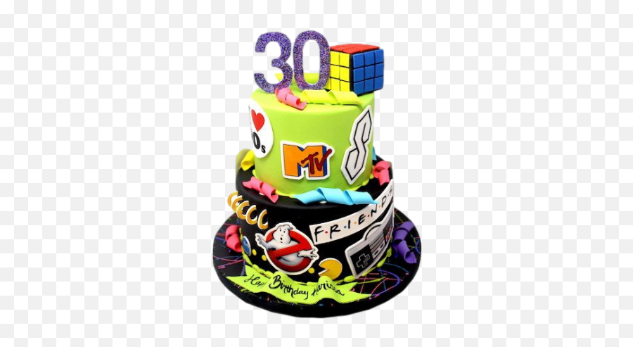 Cake Ideas Suitable For Everyone Best Birthday Cakes In Dubai - 90s Themed Birthday Party Ideas Emoji,40th Birthday Emoticons