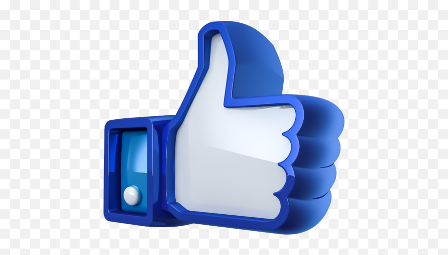 Facebook Like Free Icon Of 3d Social Logos - Like Facebook 3d Png Emoji,Facebook Like And Emoticons Png