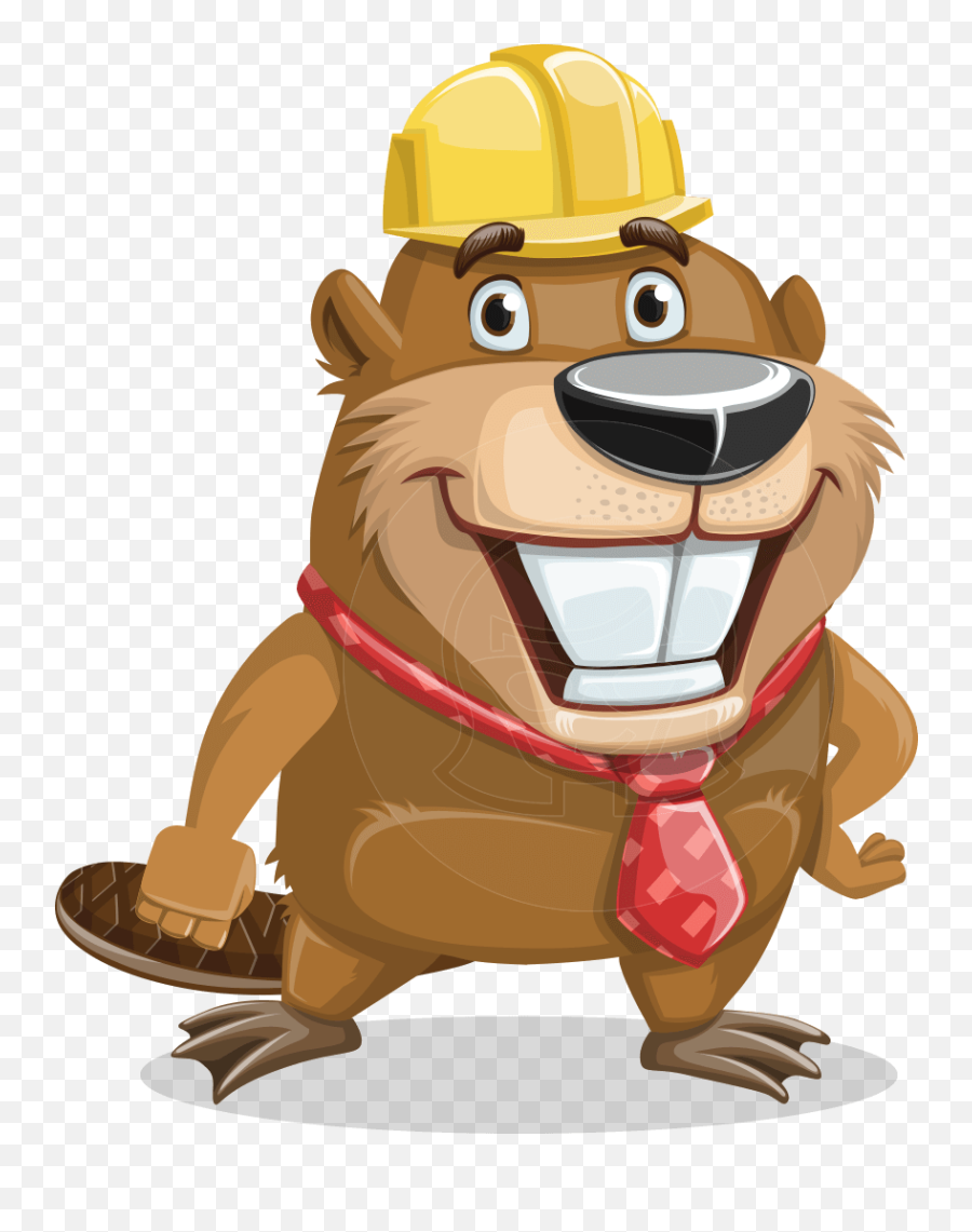 Beaver Cartoon Vector Character - Beaver Character Emoji,Cartoon Dog Emotions Chart