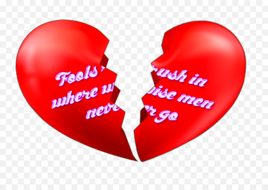 Heart Brokenheart Words Sticker By Steve Taylor - Romantic Emoji,Emotions Love Words