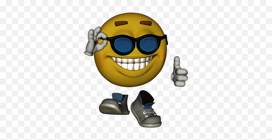 Emotiguy Lidnas Smoningas Veidas - Smiley Face Sunglasses Thumbs Up Emoji,Trumpoji 2020 Emojis