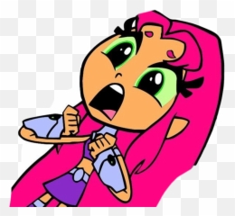 Teen Titans Go Starfire And Robin Teenage - Starfite Teen Titans Go Emoji,Teen Titans Ravens Emotions Episode