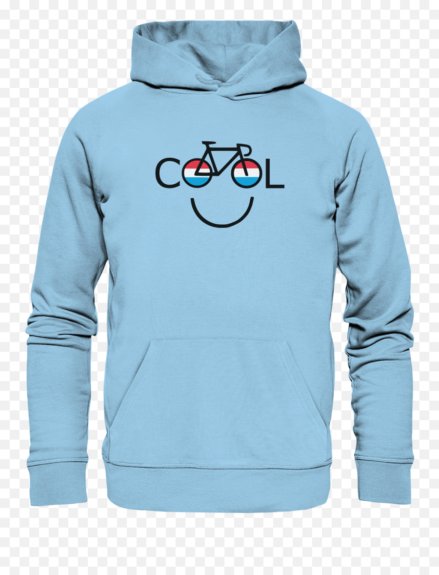 Coole Smiley Mat Vëlo - Bio Unisex Hoodie Hoodie Emoji,Dat Ass Emoticon