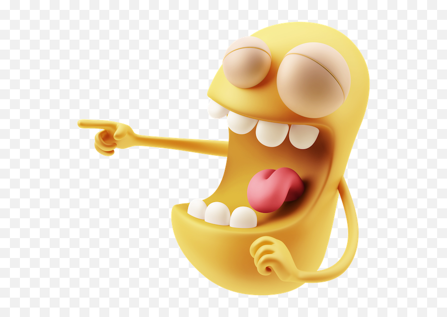 Funny Stupid - 3d Rendering Emoji,Funny Gym Emojis