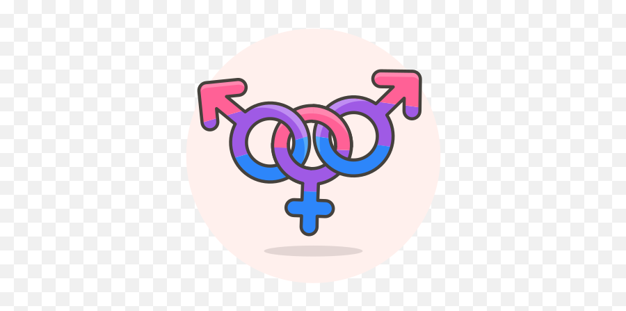 Bisexual Sign Free Icon Of Lgbt - Bisexuality Emoji,Bisexual Emoticon
