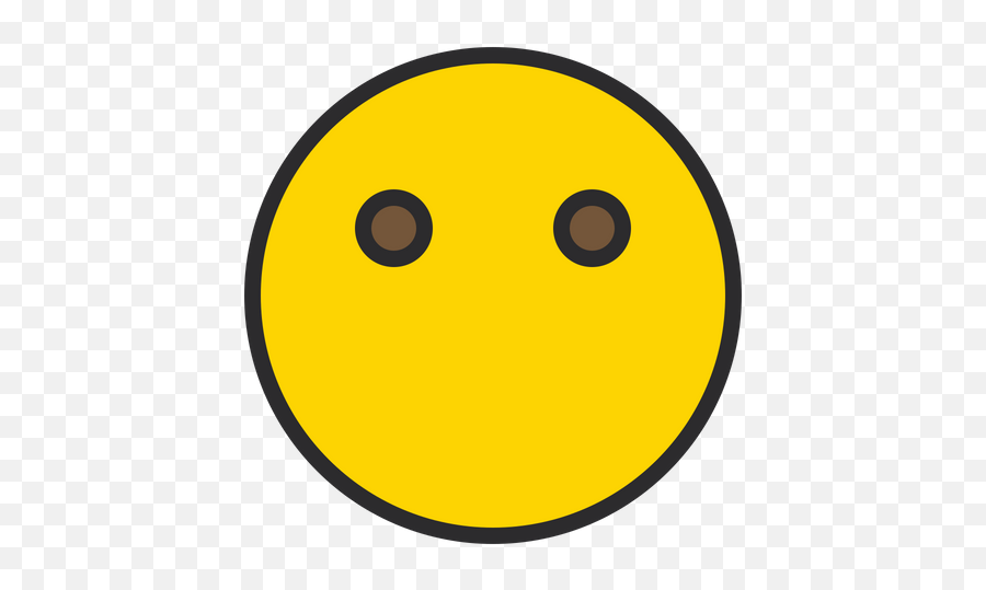 Face Without Mouth Emoji Icon Of Colored Outline Style - Happy,Drool Emoji