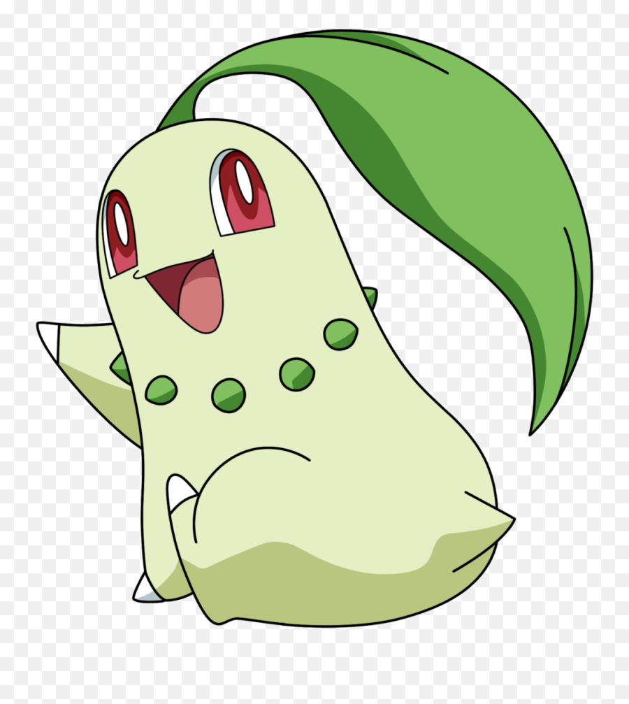 Pokémon Nac Week 6 Grass Chikorita By Rachos Nail Love - Chikorita Hd Emoji,Nail Paint Emoji